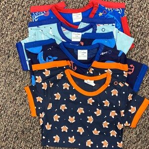 Cotton Baby Rompers Lot Of 4 size 6-9 months New out of package never worn